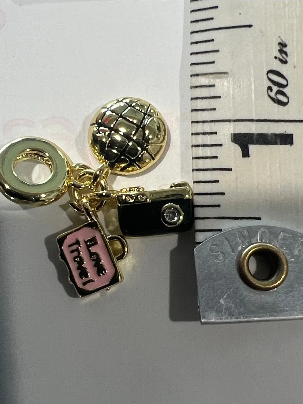 I Love Travel Charm